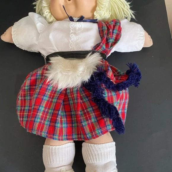 CABBAGE PATCH GIRL 1978-1982 Coleco Xavier Roberts Scottish Outfit Vintage